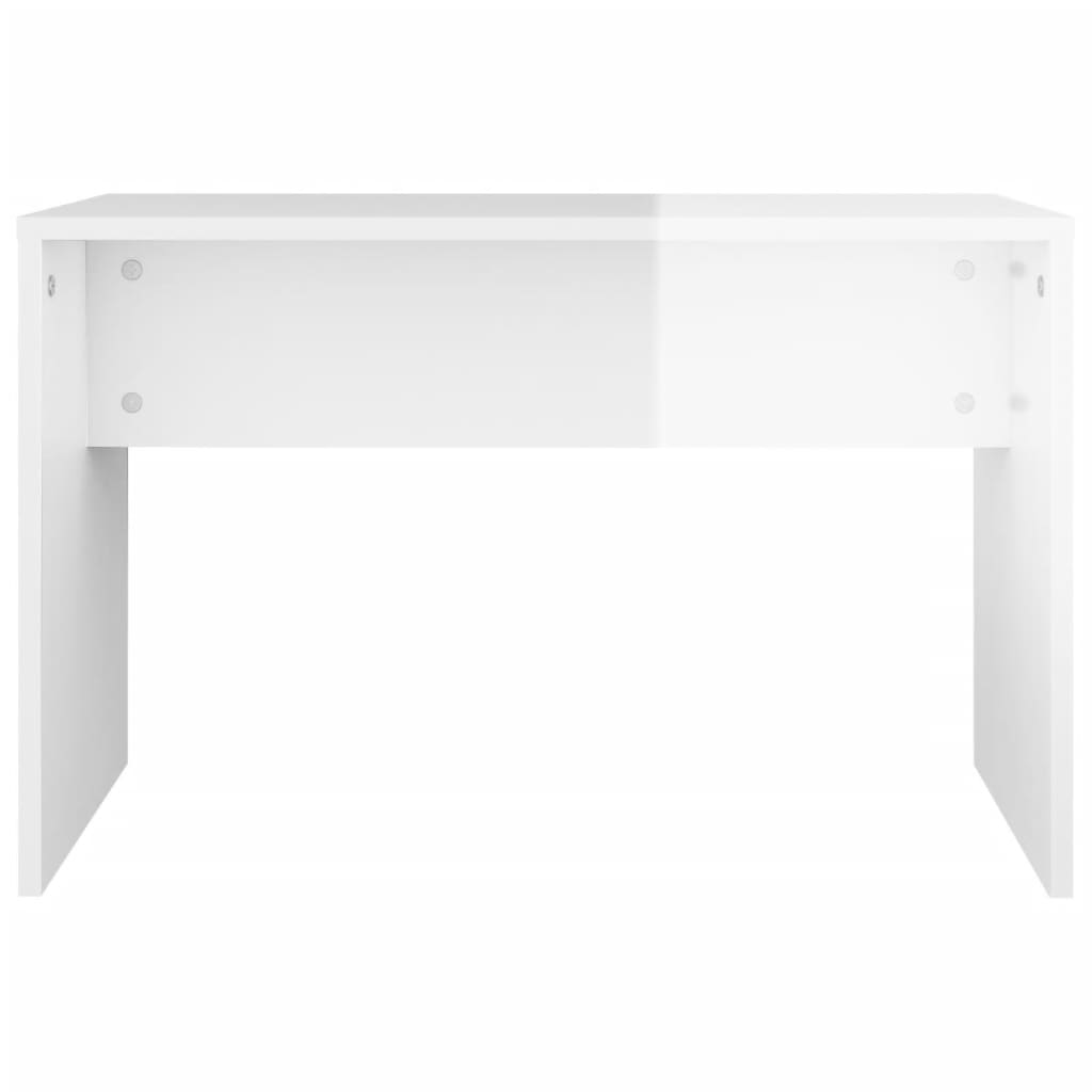 Kaptafelset 74,5X40X4 Cm Hoogglans wit