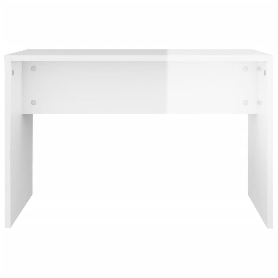 Kaptafelset 74,5X40X4 Cm Hoogglans wit