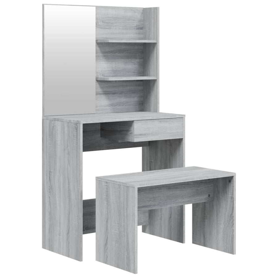 Kaptafelset 74,5X40X4 Cm Grijs sonoma