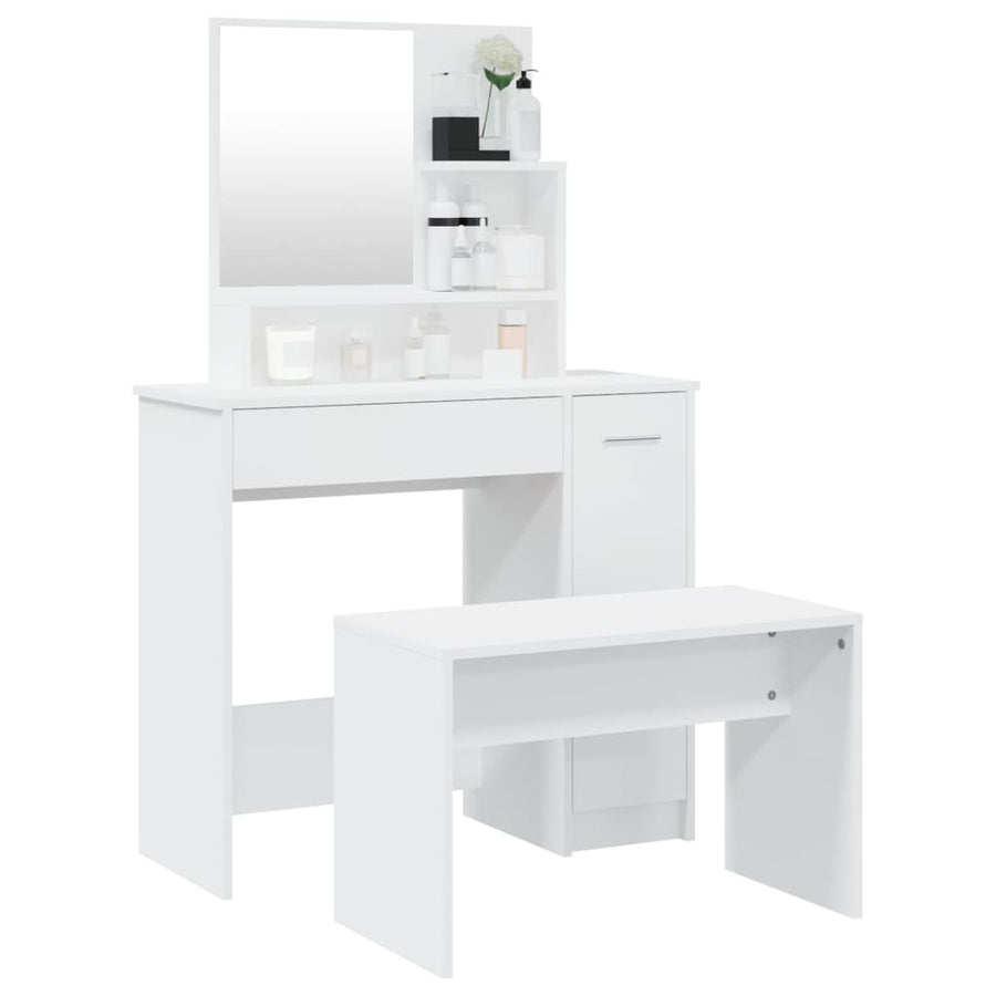 Kaptafelset 86,5X35X36 Cm Wit