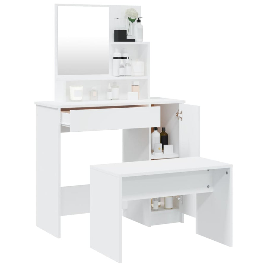 Kaptafelset 86,5X35X36 Cm Wit