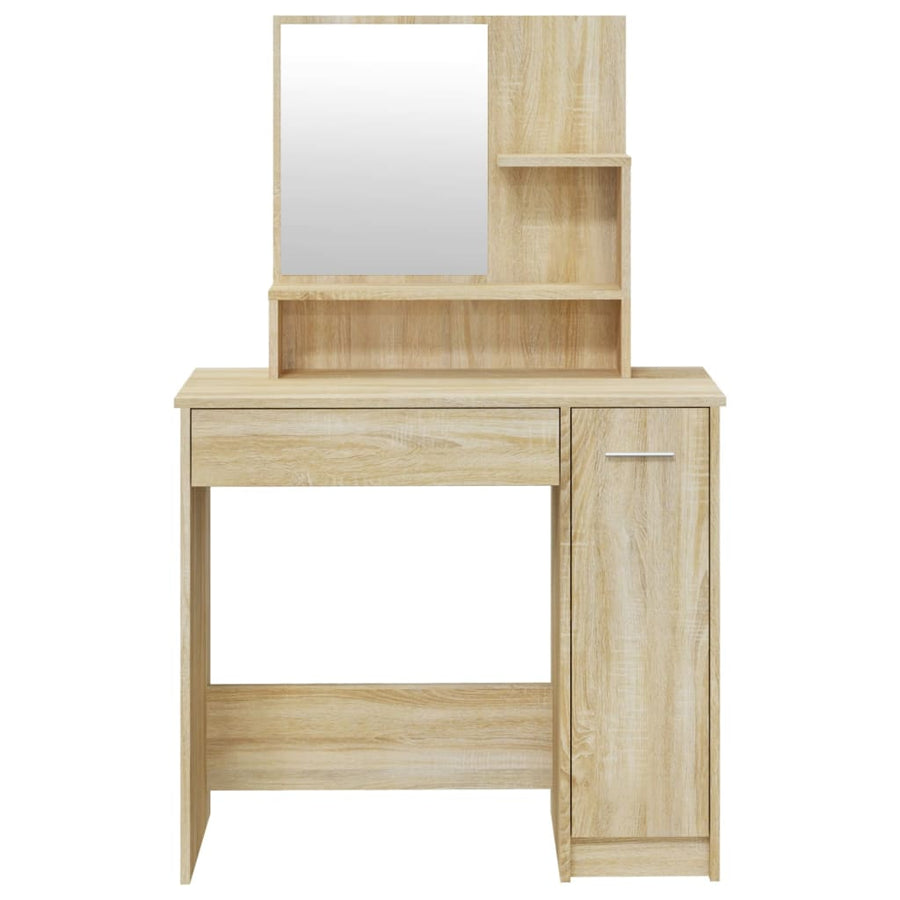 Kaptafelset 86,5X35X136 Cm Kleurig Sonoma eiken