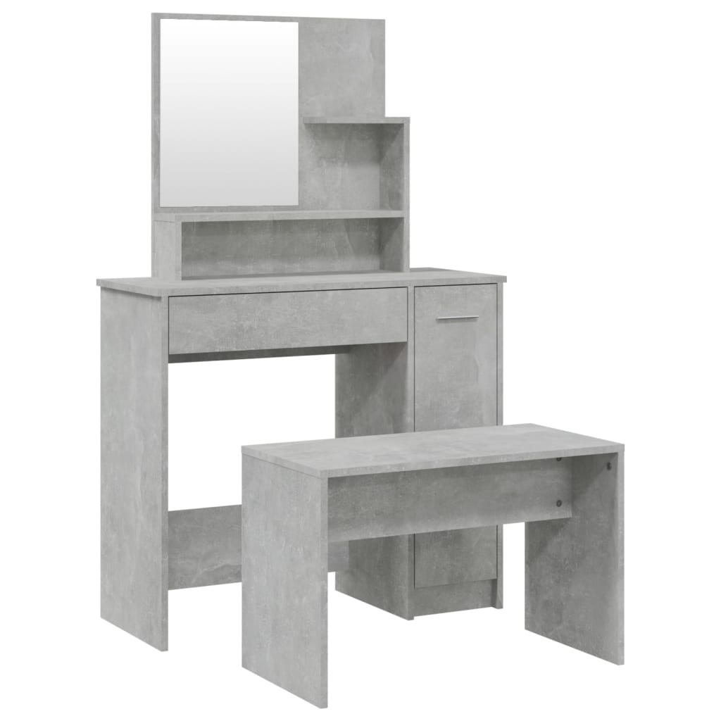 Kaptafelset 86,5X35X36 Cm Betongrijs