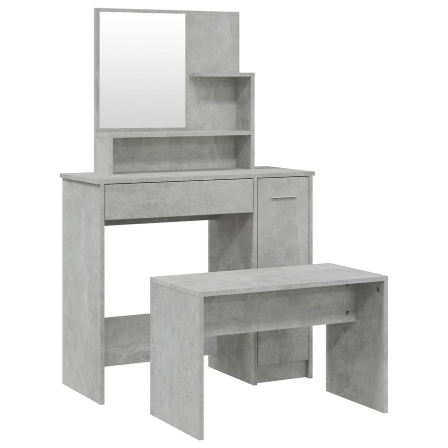 Kaptafelset 86,5X35X36 Cm Betongrijs