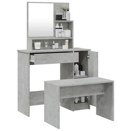 Kaptafelset 86,5X35X36 Cm Betongrijs