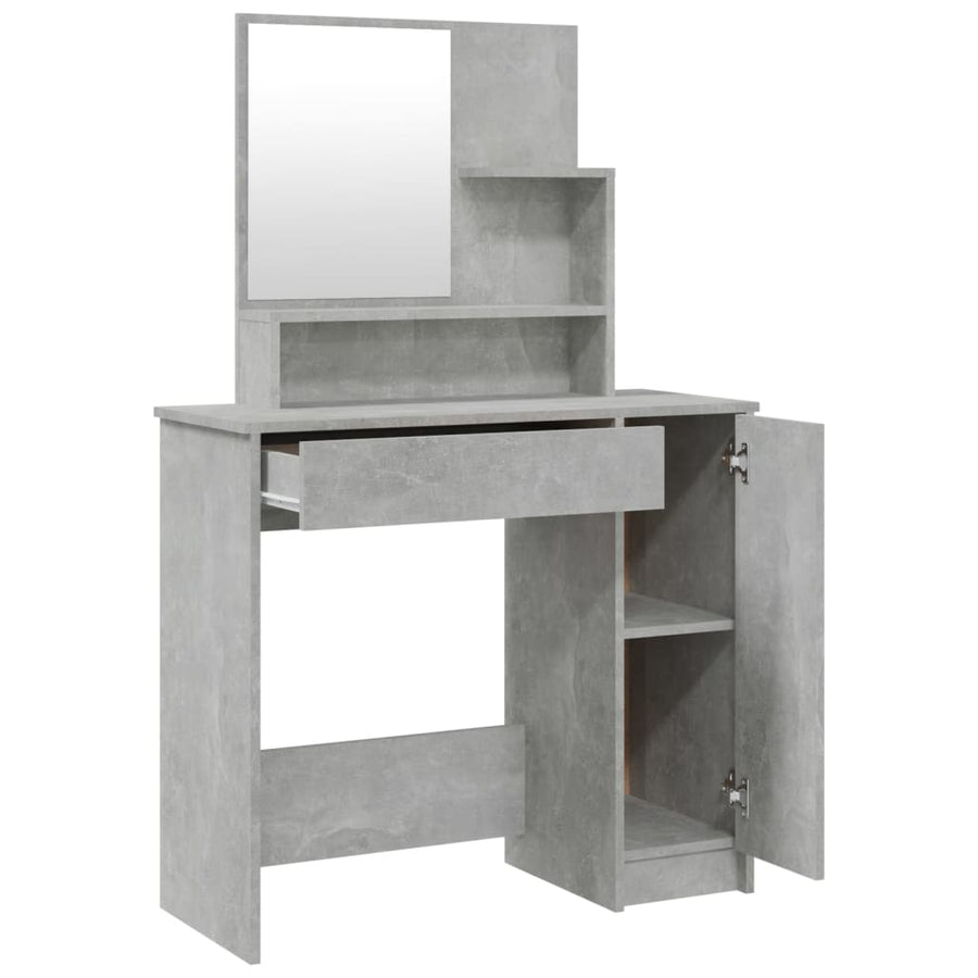 Kaptafelset 86,5X35X36 Cm Betongrijs