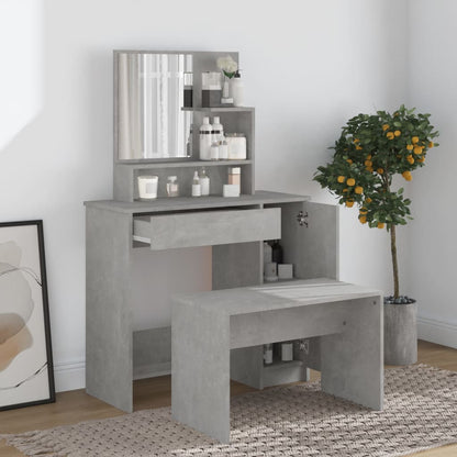 Kaptafelset 86,5X35X36 Cm Betongrijs