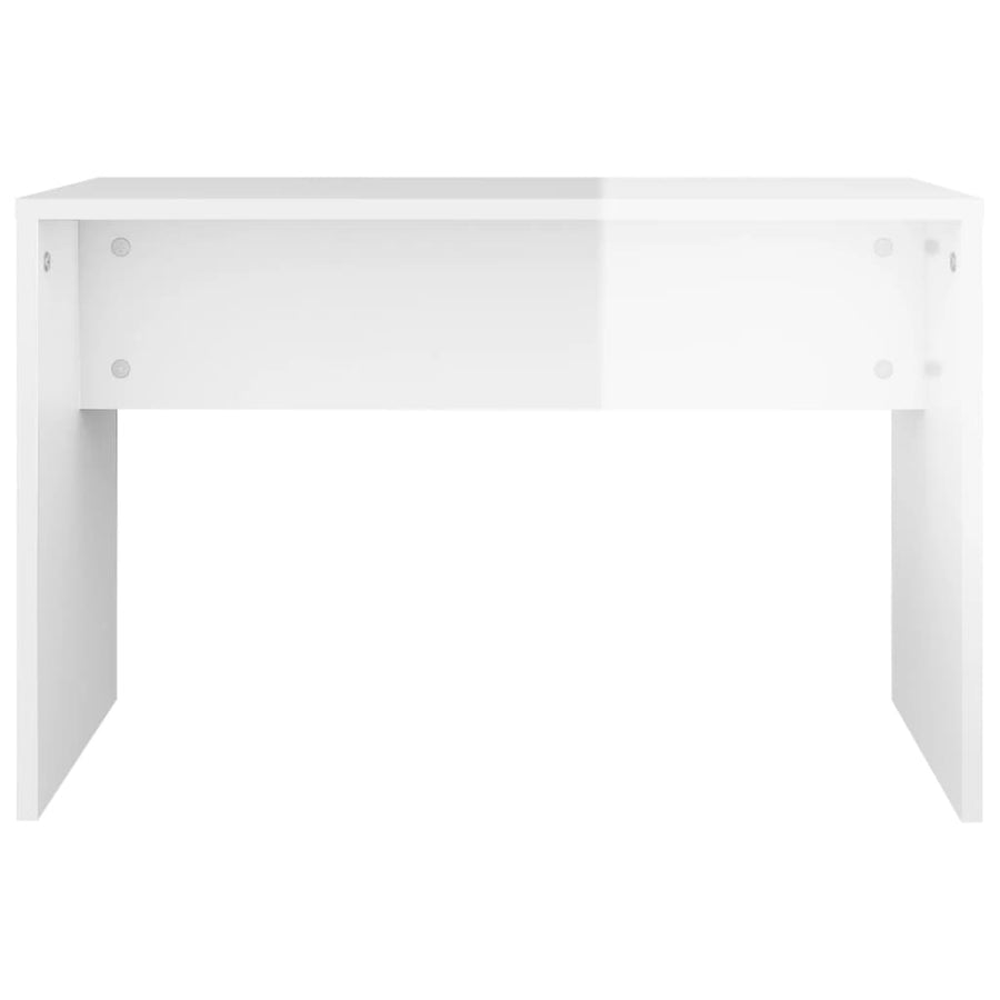 Kaptafelset 86,5X35X36 Cm Hoogglans wit
