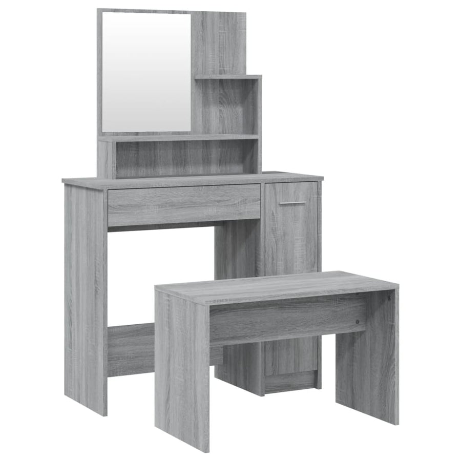 Kaptafelset 86,5X35X36 Cm Grijs sonoma