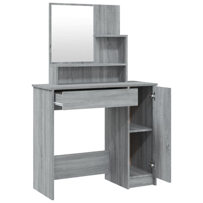 Kaptafelset 86,5X35X36 Cm Grijs sonoma