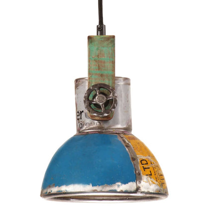 Hanglamp industrieel rond 25 W E27 19 cm meerkleurig