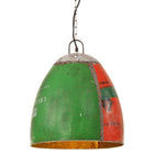 Hanglamp industrieel 42 cm ijzer meerkleurig