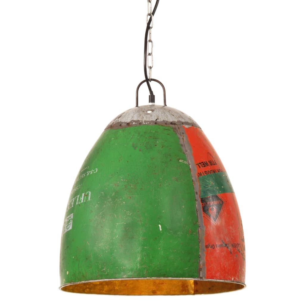 Hanglamp industrieel rond 25 W E27 42 cm meerkleurig