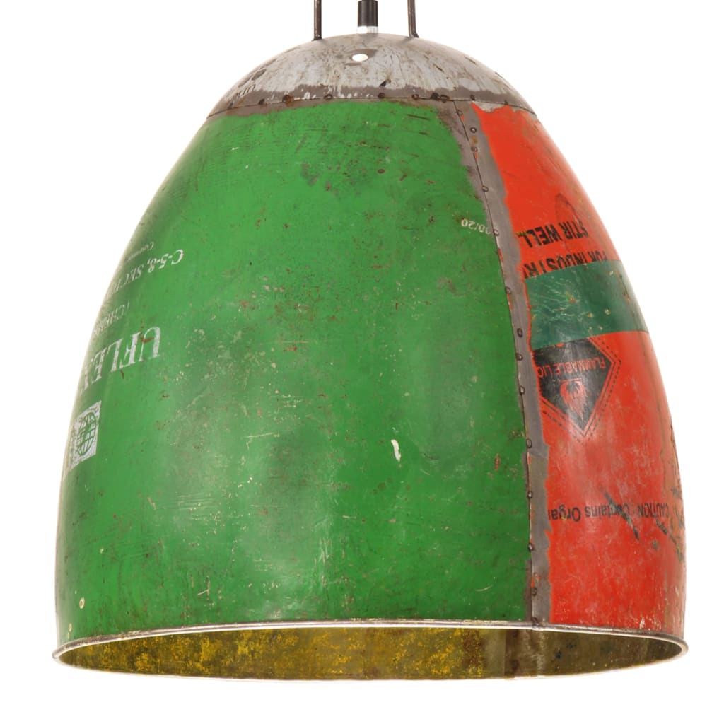 Hanglamp industrieel rond 25 W E27 42 cm meerkleurig