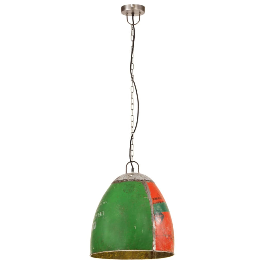 Hanglamp industrieel rond 25 W E27 42 cm meerkleurig