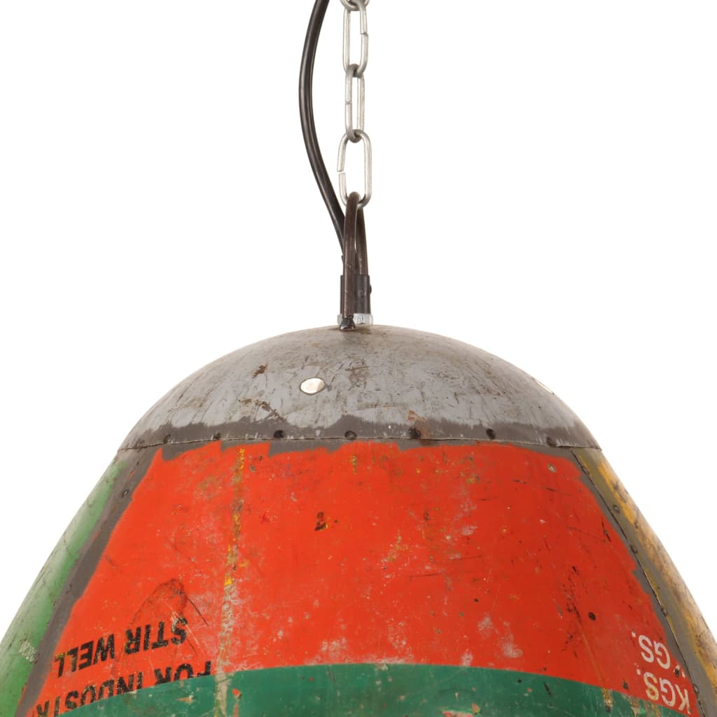 Hanglamp industrieel rond 25 W E27 42 cm meerkleurig