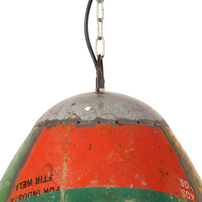 Hanglamp industrieel rond 25 W E27 42 cm meerkleurig