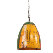 Hanglamp rond 32x41 cm E27 25W meerkleurig