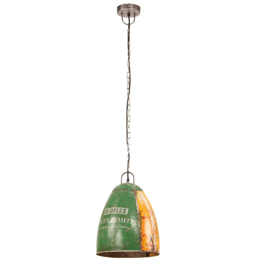 Hanglamp industrieel rond 25 W E27 32 cm meerkleurig