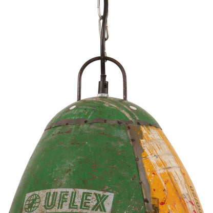 Hanglamp industrieel rond 25 W E27 32 cm meerkleurig