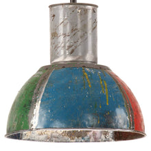 Hanglamp industrieel rond 25 W E27 28,5 cm meerkleurig