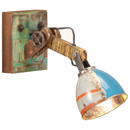 Wandlamp industriële stijl rond E27 meerkleurig