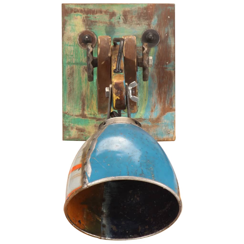 Wandlamp industriële stijl rond E27 meerkleurig