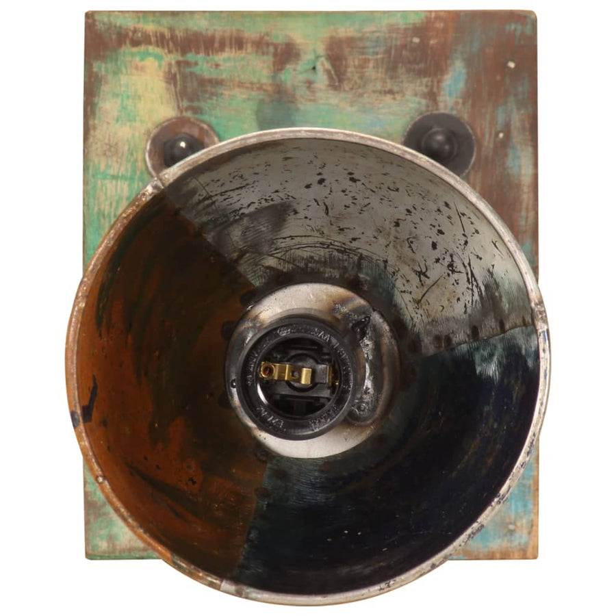 Wandlamp industriële stijl rond E27 meerkleurig