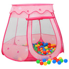 Kinderspeeltent 102x102x82 cm roze polyester
