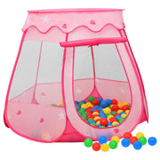 Kinderspeeltent 102x102x82 cm roze polyester