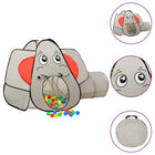 Children's Play Tent Elephant 174x86x101 cm grey