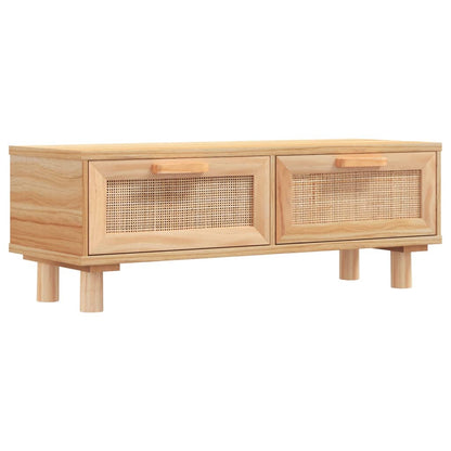 Salontafel 80x40x30 cm bewerkt hout en grenenhout bruin