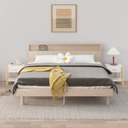 Nachtkastjes 2 stuks 42x38x45 cm bewerkt hout wit