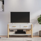 TV cabinet 82x38x45 cm engineered wood white