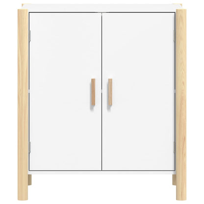 Dressoir 62X38X70 Cm Bewerkt Hout Wit