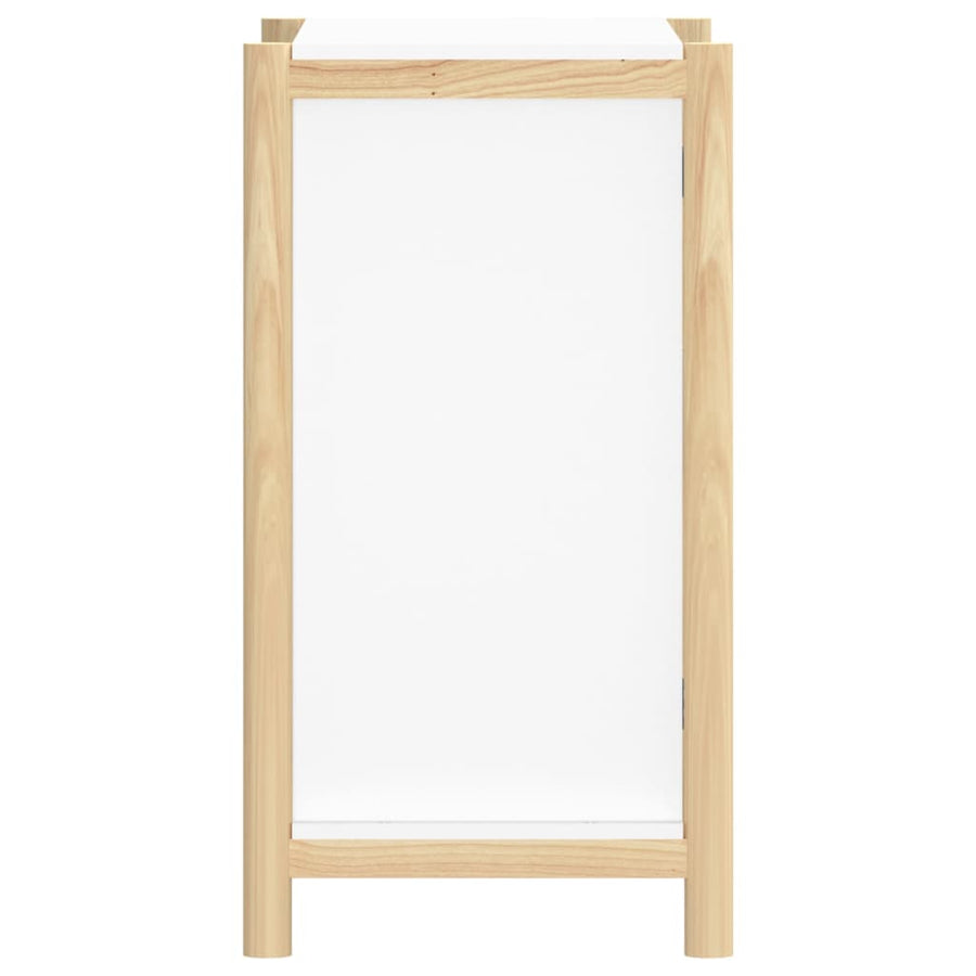 Dressoir 62X38X70 Cm Bewerkt Hout Wit