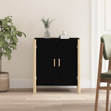 Dressoir 62X38X70 Cm Bewerkt Hout Zwart