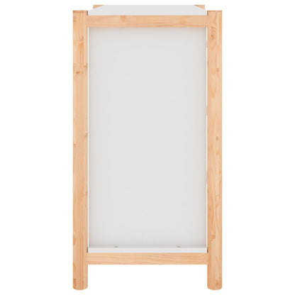 Dressoir 62X38X70 Cm Bewerkt Hout Wit
