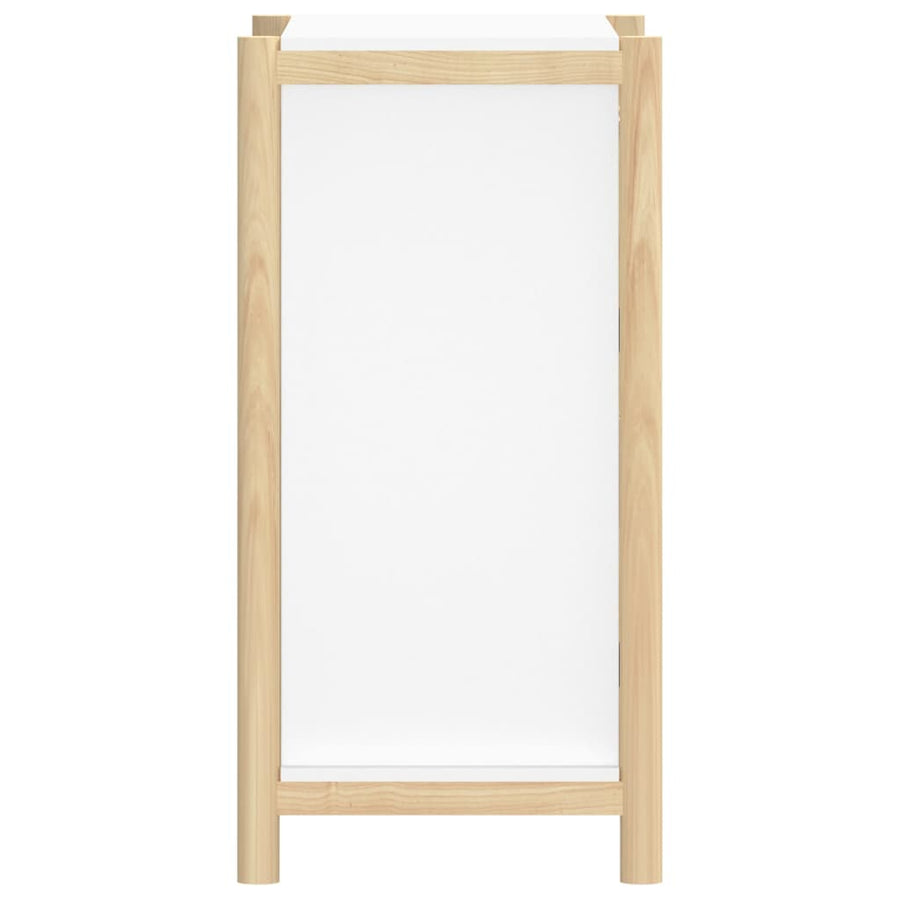 Dressoir 62X38X75 Cm Bewerkt Hout Wit