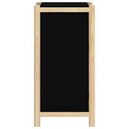 Dressoir 62X38X75 Cm Bewerkt Hout Zwart