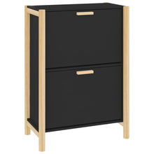 Schoenenkast 57,5X33X80 Cm Bewerkt Hout Zwart