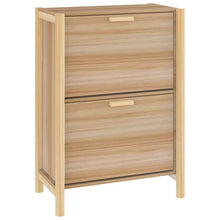 Schoenenkast 57,5X33X80 Cm Bewerkt Hout Bruin