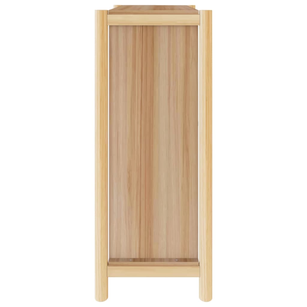 Schoenenkast 57,5X33X80 Cm Bewerkt Hout Bruin