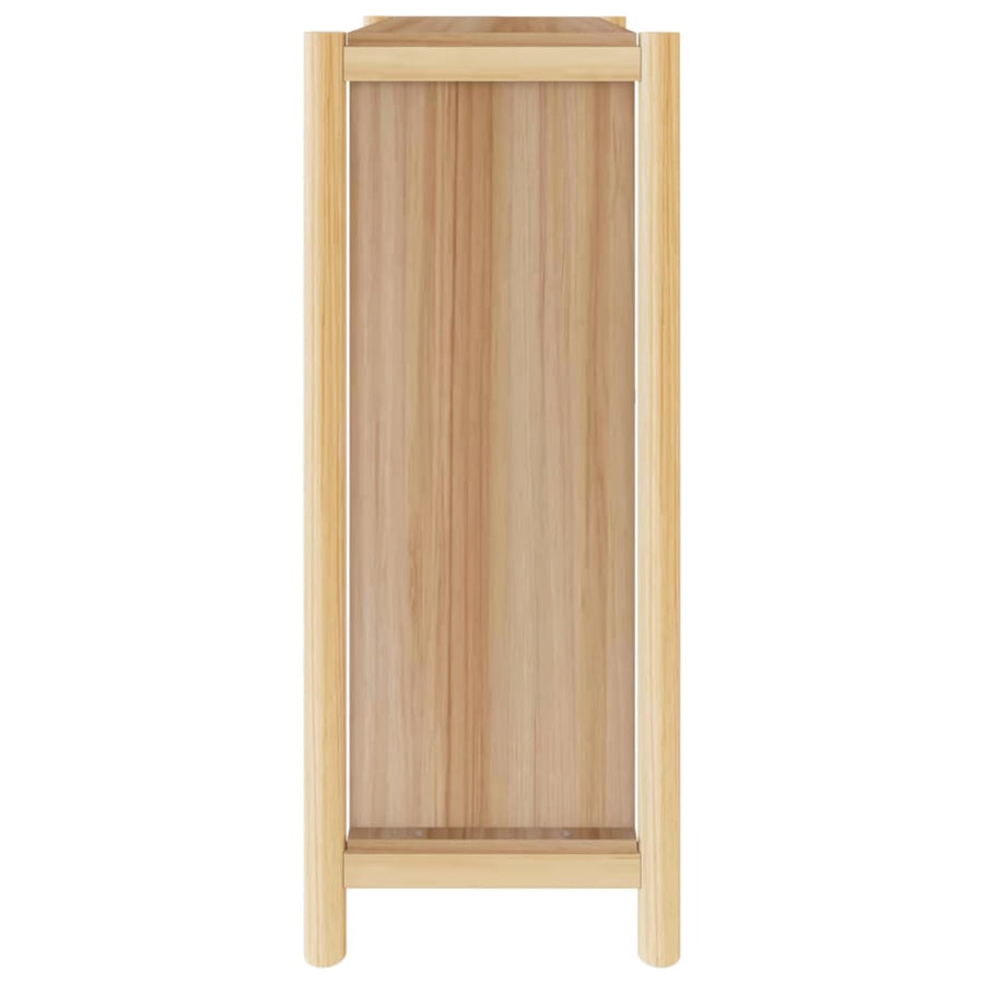Schoenenkast 57,5X33X80 Cm Bewerkt Hout Bruin