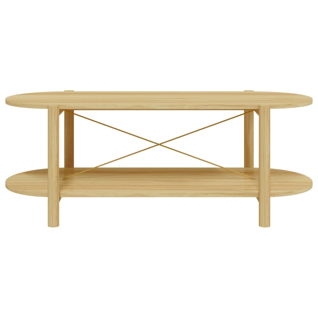Salontafel 110X48X40 Cm Bewerkt Hout Bruin