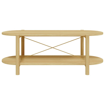 Salontafel 110X48X40 Cm Bewerkt Hout Bruin