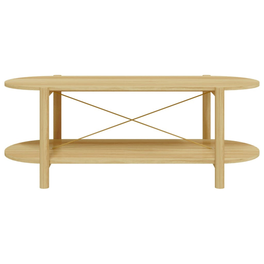 Salontafel 110X48X40 Cm Bewerkt Hout Bruin