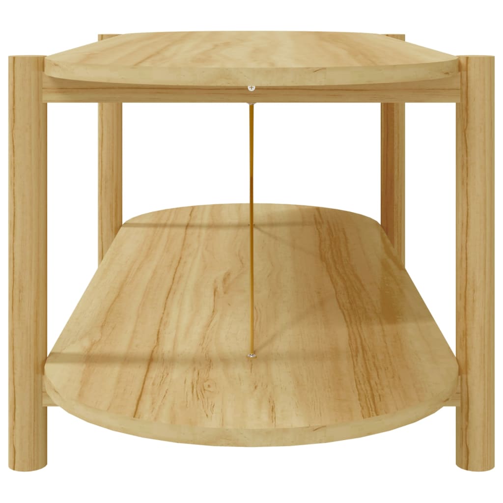 Salontafel 110X48X40 Cm Bewerkt Hout Bruin