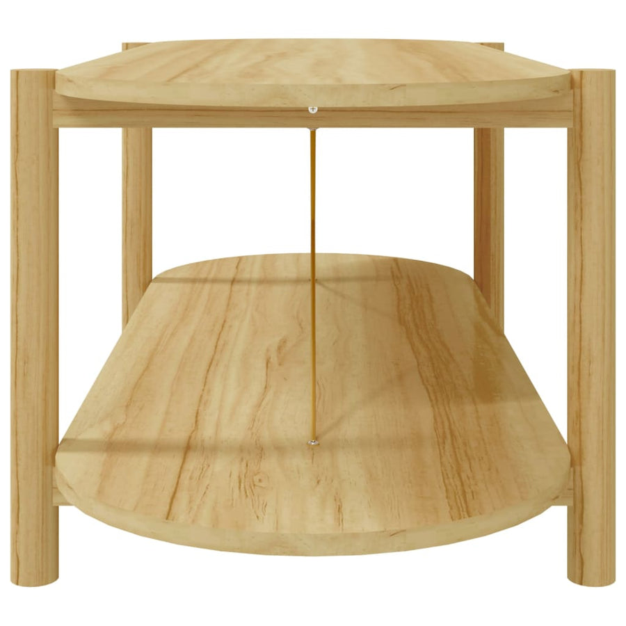 Salontafel 110X48X40 Cm Bewerkt Hout Bruin