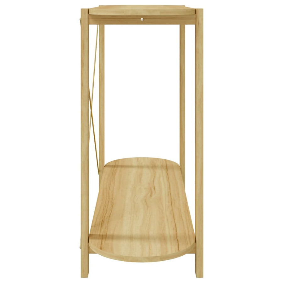 Wandtafel 110X38X75 Cm Bewerkt Hout Bruin